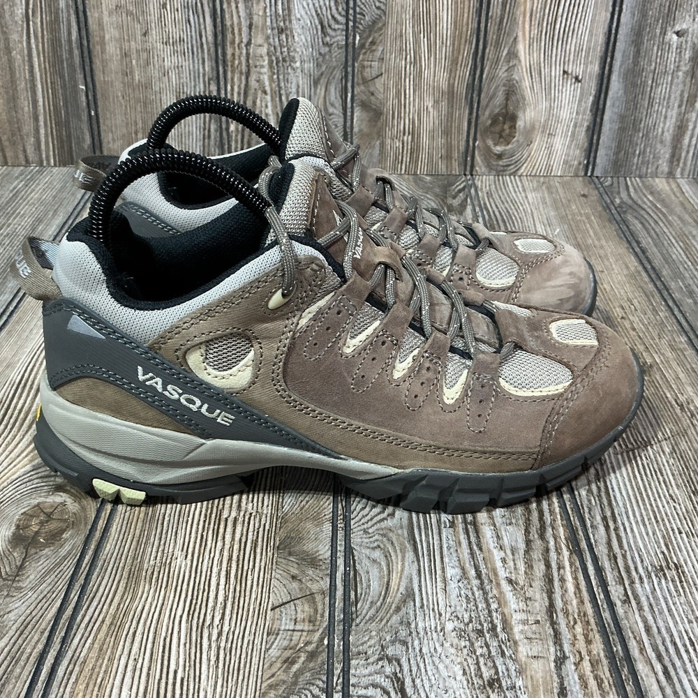 VASQUE Womens Mantra 7397 Vibram Hiking Trail Shoes US 8.5 Leather Brown Outdoor